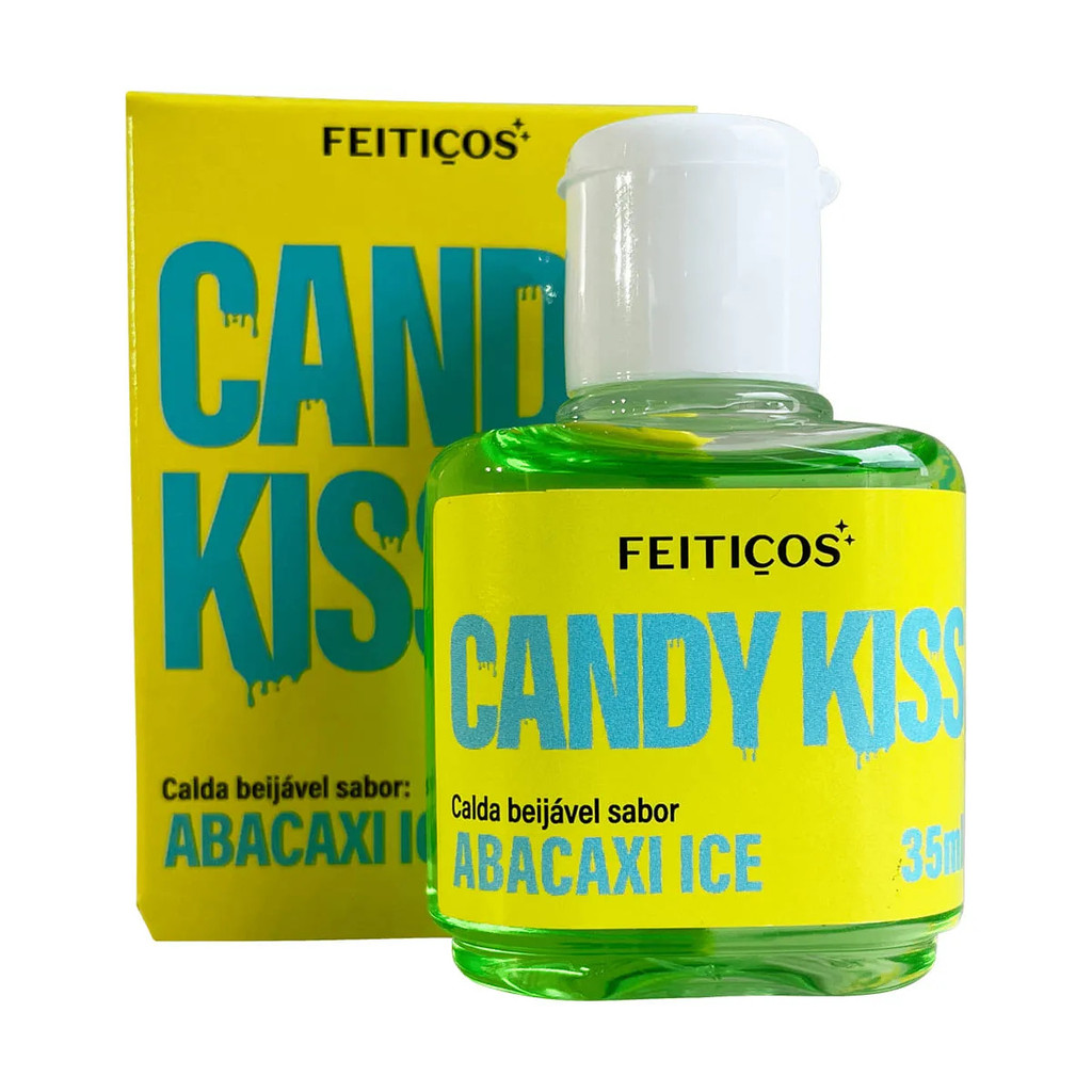 Calda Beijável para Sexo Oral - 16 sabores | Candy Kiss em Oferta na Shopee