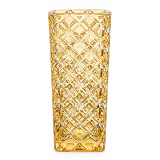 Vaso de Vidro Decorativo Âmbar Topázio 15,5x6,5cm Arranjo Flores Decoração Minimalista Luxo em Oferta na Shopee