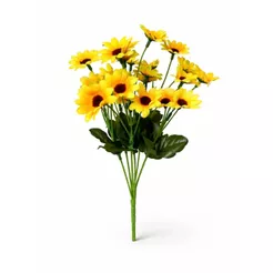 Buquê Com Mini Girassóis Artificial Permanente Decoração