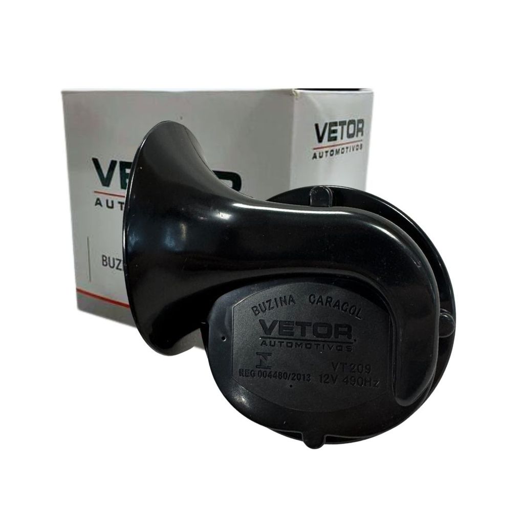 Buzina Caracol 12v Para Fiat Palio ED EL EDX Palio Weekend 1997 a 2018 Vetor VT209