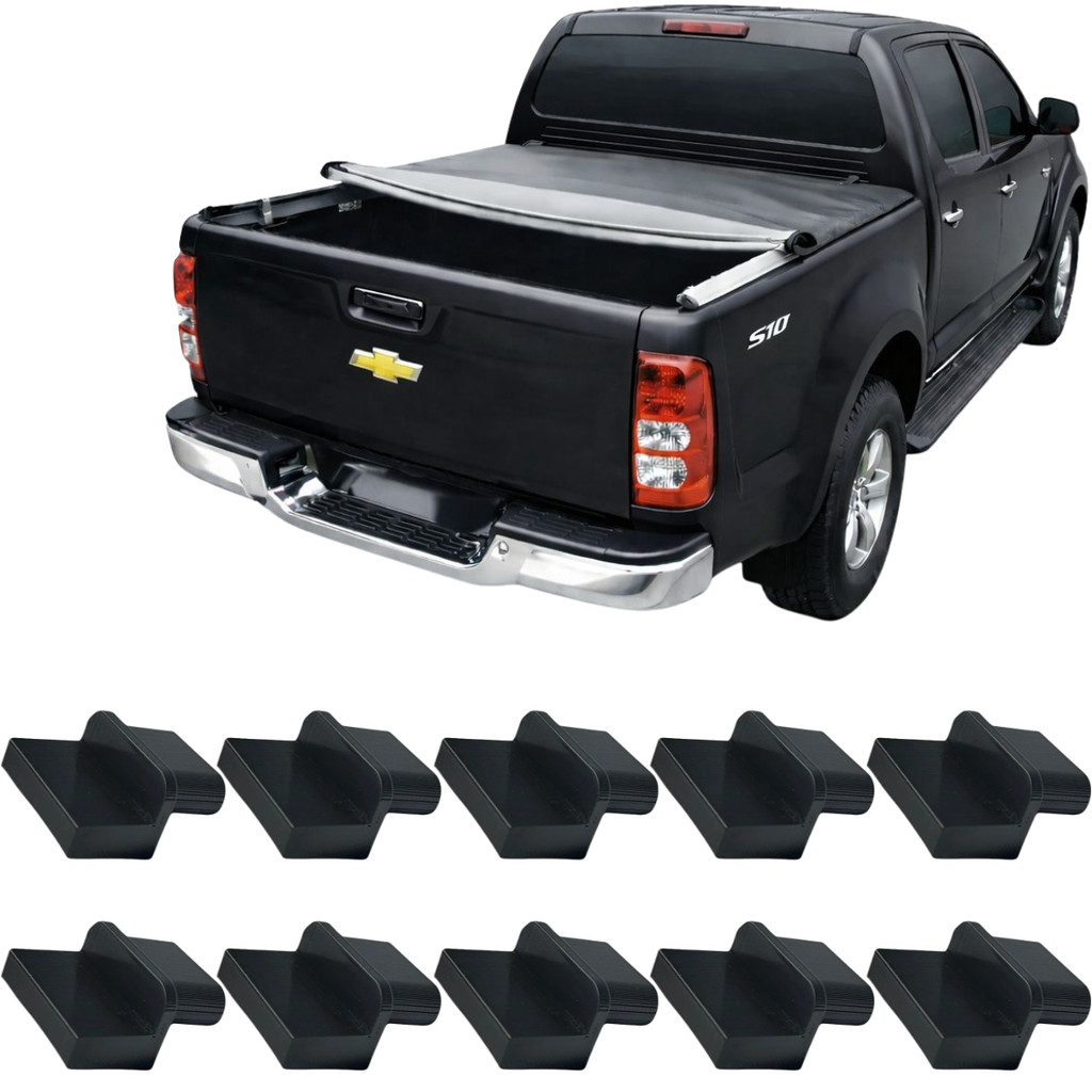 5 Pares Ponteira Barra Capota Lona Maritima Cabine Gm S10
