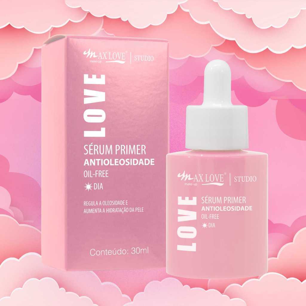 SÉRUM PRIMER ANTI OLEOSIDADE MAX LOVE — CONTROLE DE BRILHO E PELE MATTE