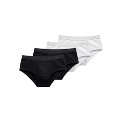 Kit com 4 Cuecas Slip Lupo com Abertura 546-003 Colorido