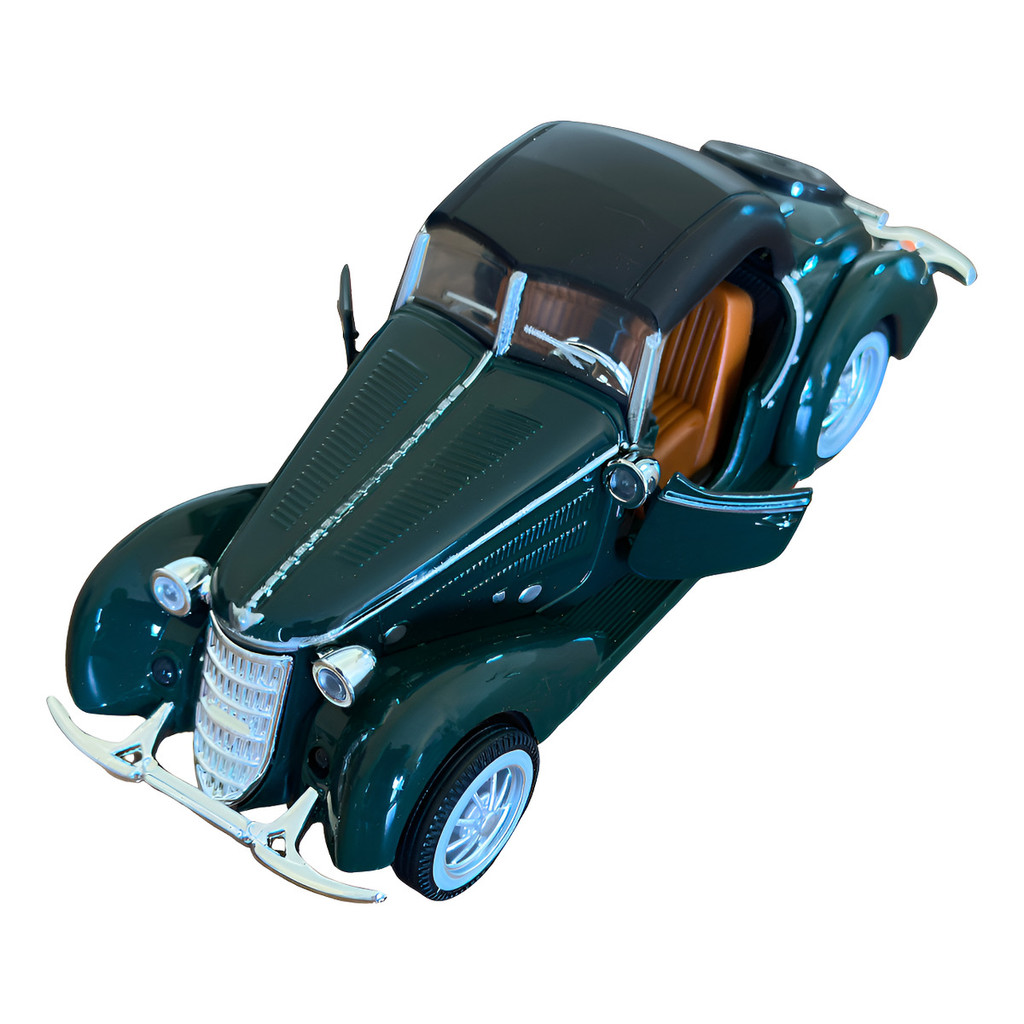 Miniatura De Carro Antigo Em Metal Com Rodas De Borracha