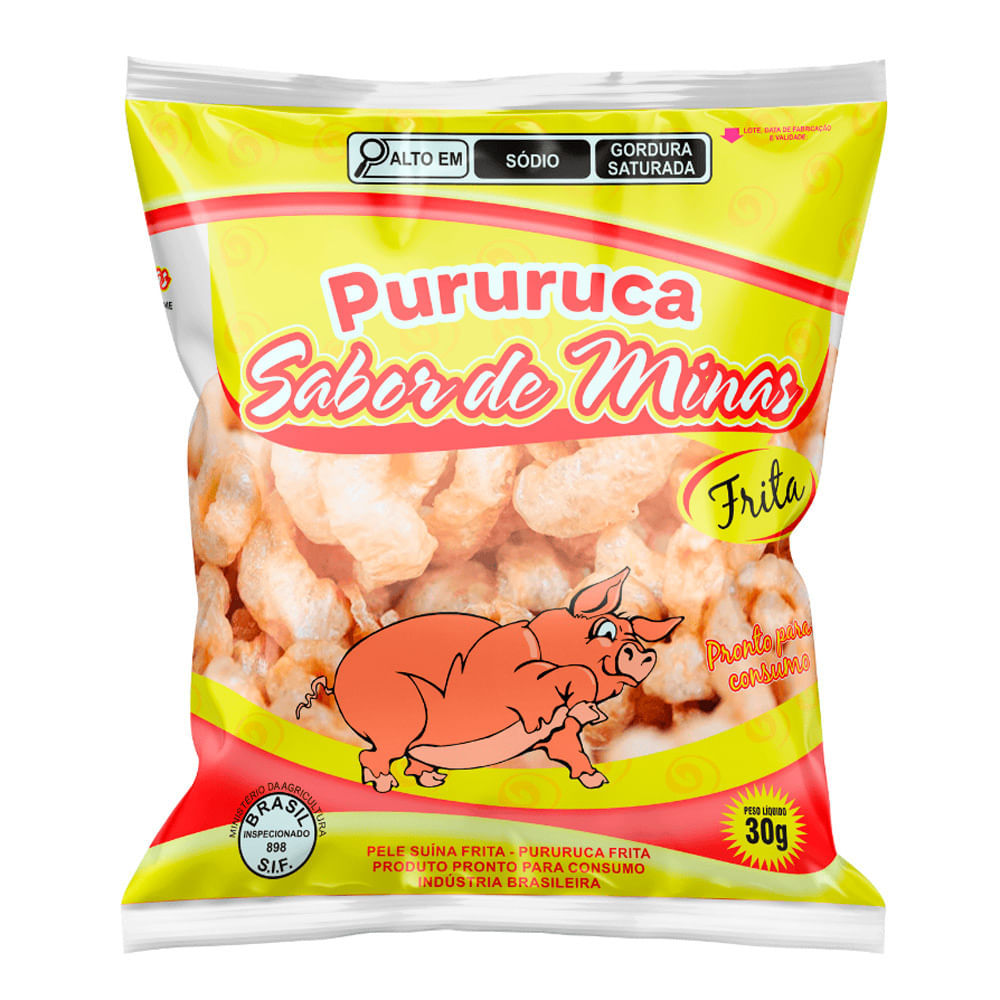 Pururuca Frita Sabor de Minas 30g Pururuca Frita Sabor de Minas 30g