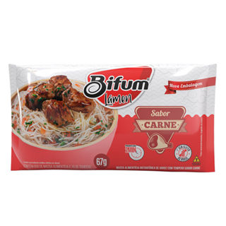 Massa Instantâneo Bifum Lámen Sabor Carne 67g em Oferta na Shopee