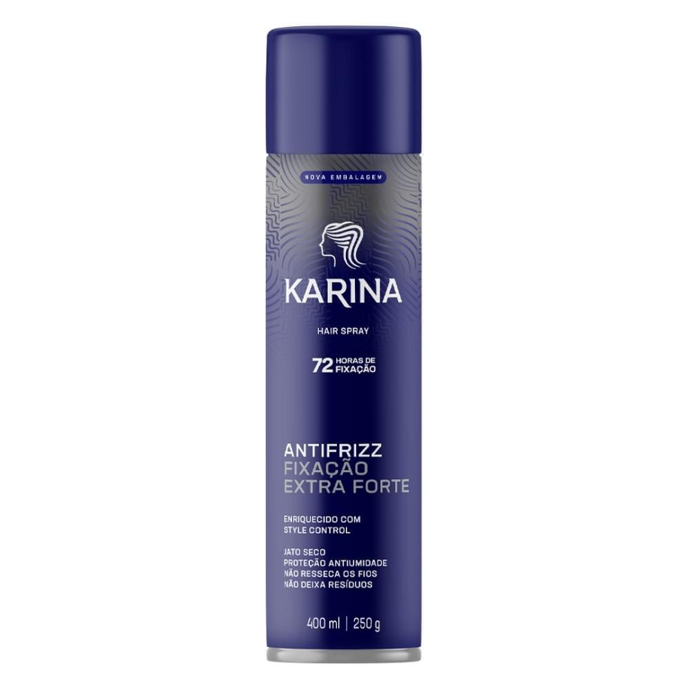 Hair Spray Karina Ceramidas Fixação Extra Forte 400ml em Oferta na Shopee