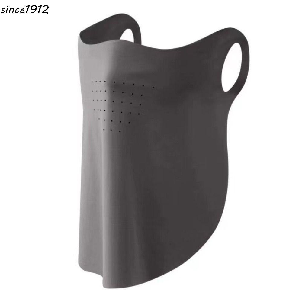 Máscara Protetora Solar SINCE , De Seda Gelada Com Proteção UV De Cor Sólida , Protetor Facial , Lenços Faciais De Verão