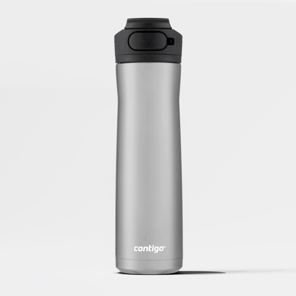 Garrafa Térmica Cortland Chill AUTOSEAL® Black Contigo | 709ml em Oferta na Shopee