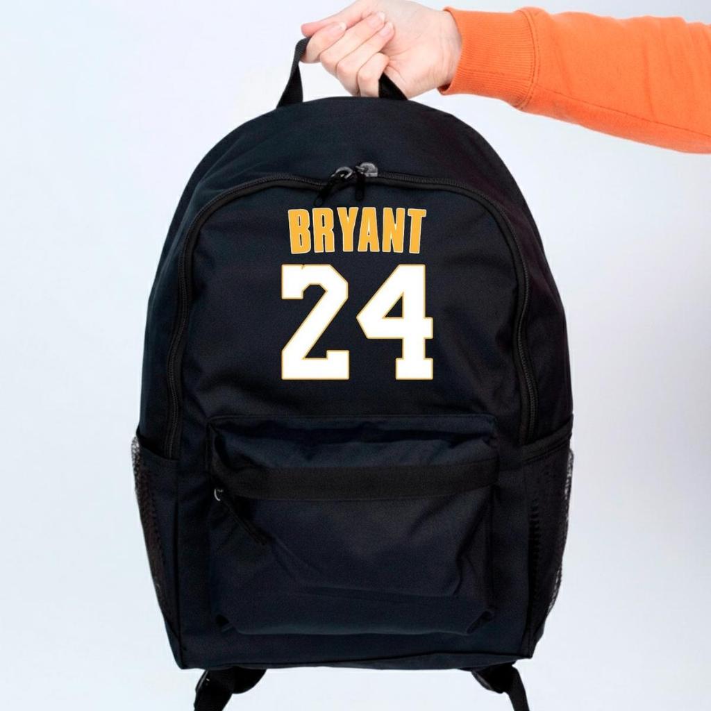 Mochila Escolar Basquete Kobe Bryant LA Lakers  Bolsa Trabalho Viagem