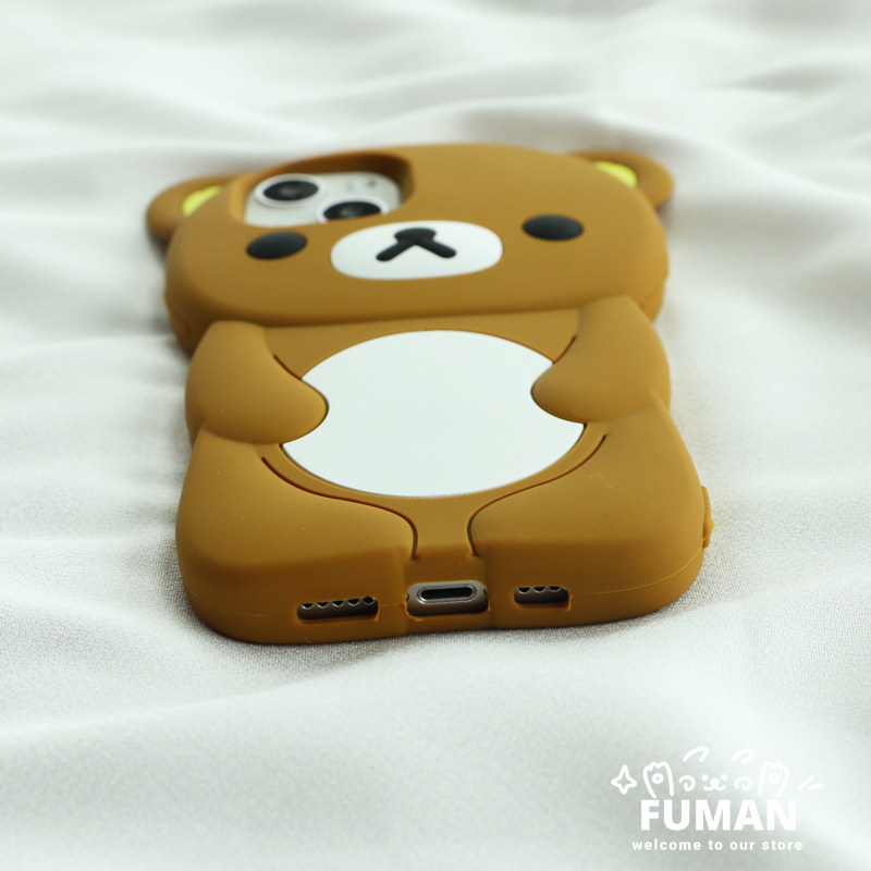 Detalhes do Para iPhone 17 16 15 14 Plus 13 12 11 Pro Max SE3 SE2 SE1 8 7 6 6S 5 5S 4 4S 2022 2020 2016 + Capa De Telefone Rilakkuma