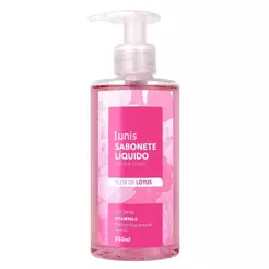 SABONETE LÍQUIDO LUNIS FLOR DE LÓTUS 250ML