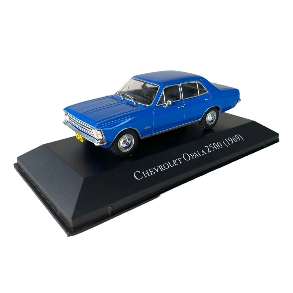 Miniatura Chevrolet Opala 2500 1969 Nacional Brasileiro Azul