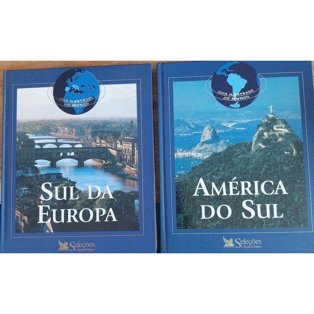 LIVRO, KIT(2), GUIA ILUSTRADO DO MUNDO, 1. AMÉRICA DO SUL, 2. SUL DA EUROPA, SELEÇÕES READER´S DIGEST