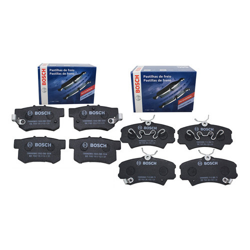 Imagem Kit Pastilha Freio Dianteira E Traseira New Civic 2008 Bosch