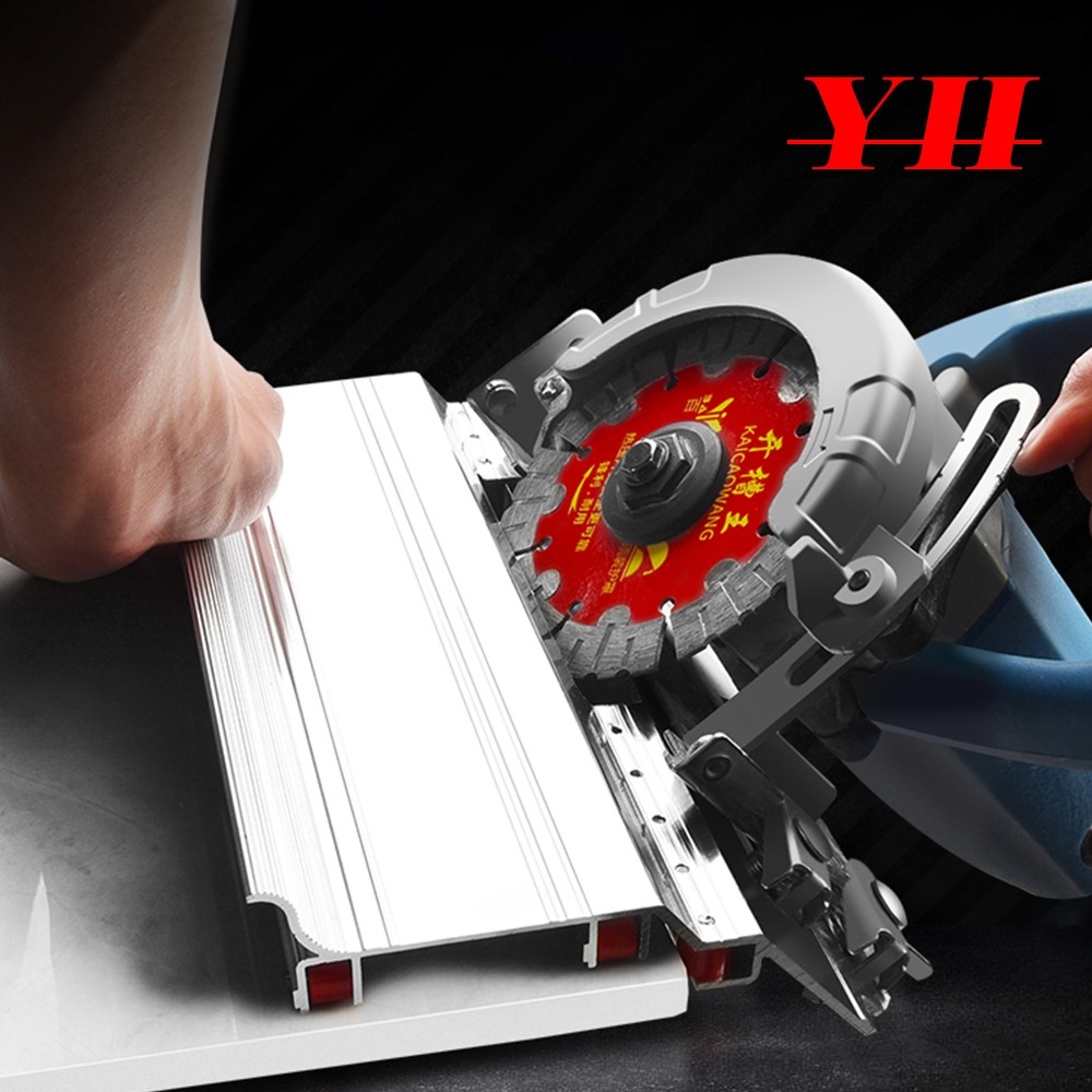 YH- Guia Corte 45° Graus Meia Esquadria Chanfro Serra Mármore Circular Base Suporte Trilho Gabarito Porcelanato Pisos em Oferta na Shopee