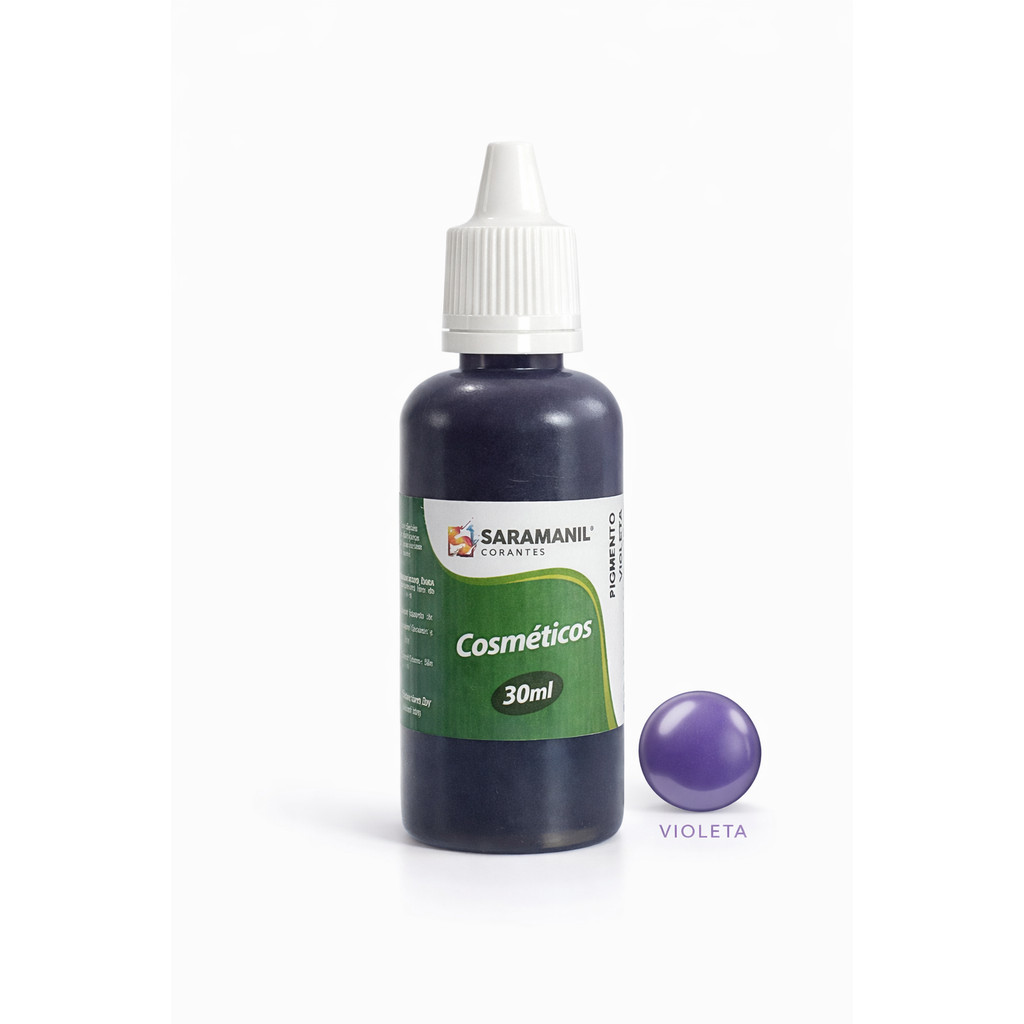 Pigmento Cosmético Leitoso Sabonete 30ml Violeta Saramanil