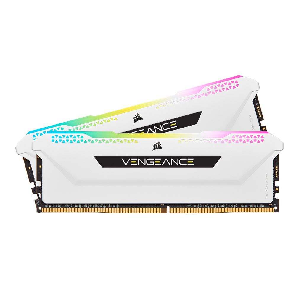 Memoria Desktop DDR4 32GB (2x16gb) 3600mhz Corsair Vengeance Pro SL Branco RGB