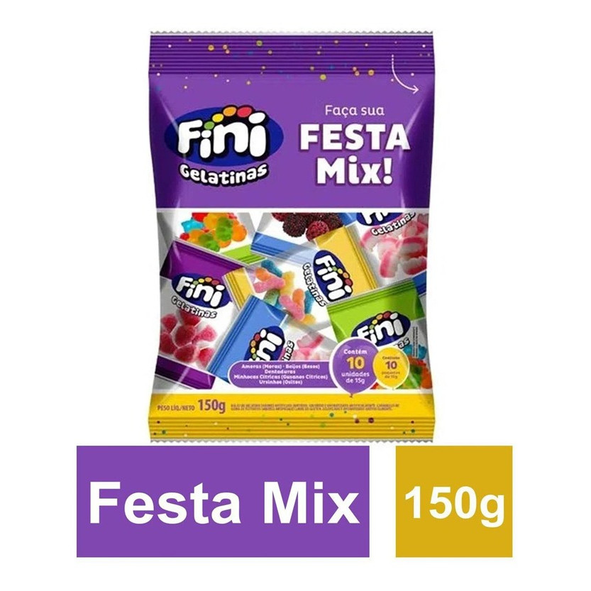 Fini Festa Mix Balas Variadas Original Mini Pacotinhos
