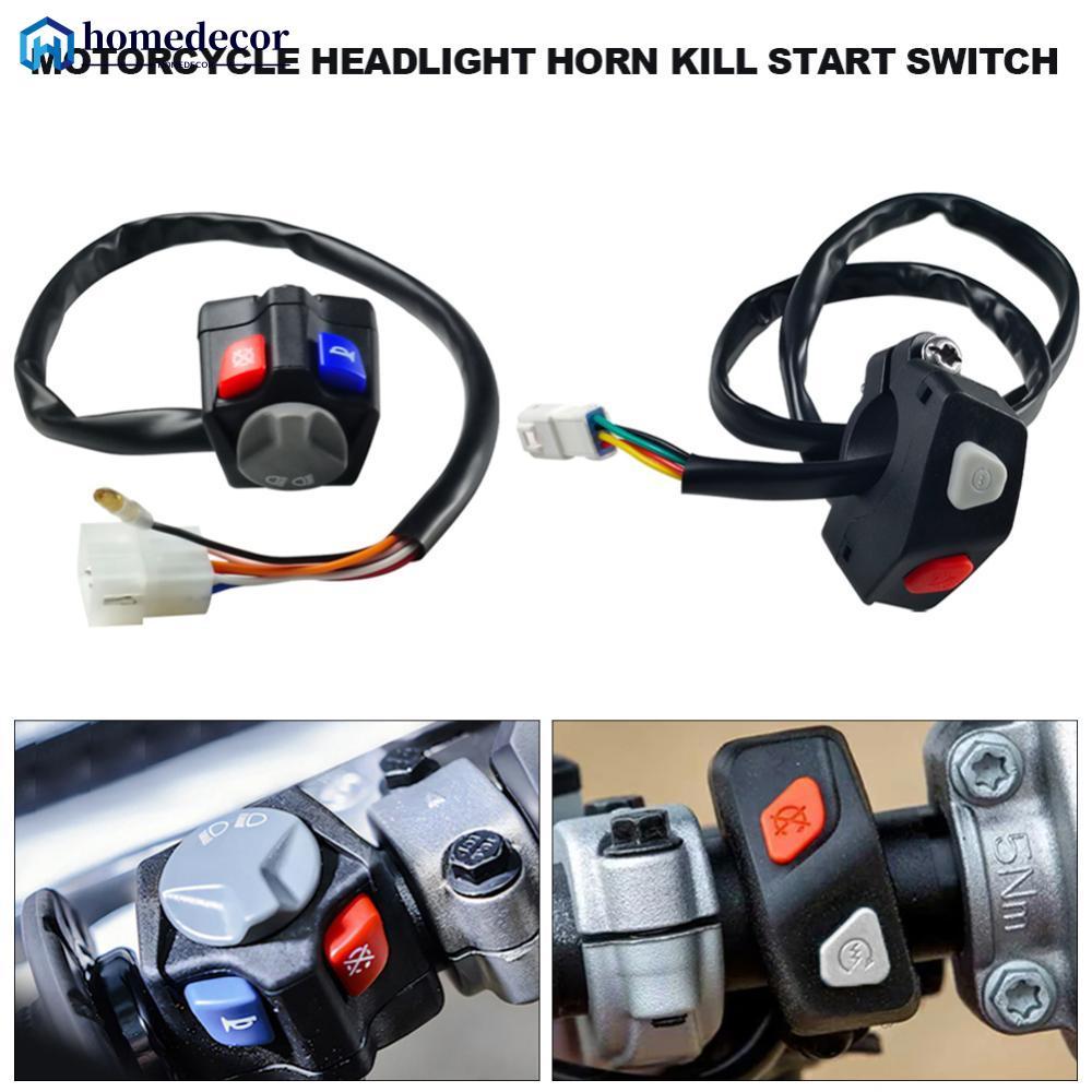 Homedecoração Motocicleta Guiador Farol Chifre Matar Interruptor De Partida Para EXC XC XCW EXCF SX SXF 125 150 200 250 