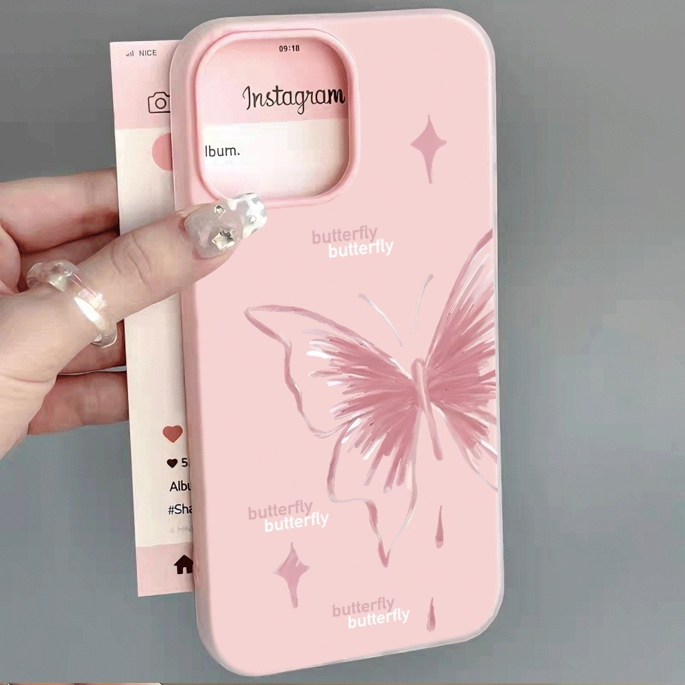 Borboleta Para A Lua Caso De Telefone Samsung A17 A07 A26 A06 A16 A35 A54 A05S A05 A15 A14 A13 A52 A04S A03S