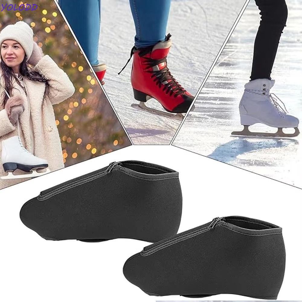 Capas Para Botas De Patinação Yoloqx , De Neoprene Antiarranhões Patins No Gelo , Protetores De Grossos Anti-Sujos
