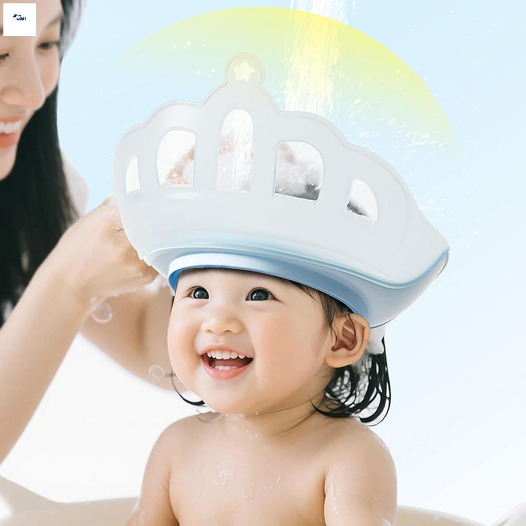 Touca De Banho Ajustável Para Bebês , Shampoo , Proteção Os Ouvidos , Chapéus Crianças Pequenas