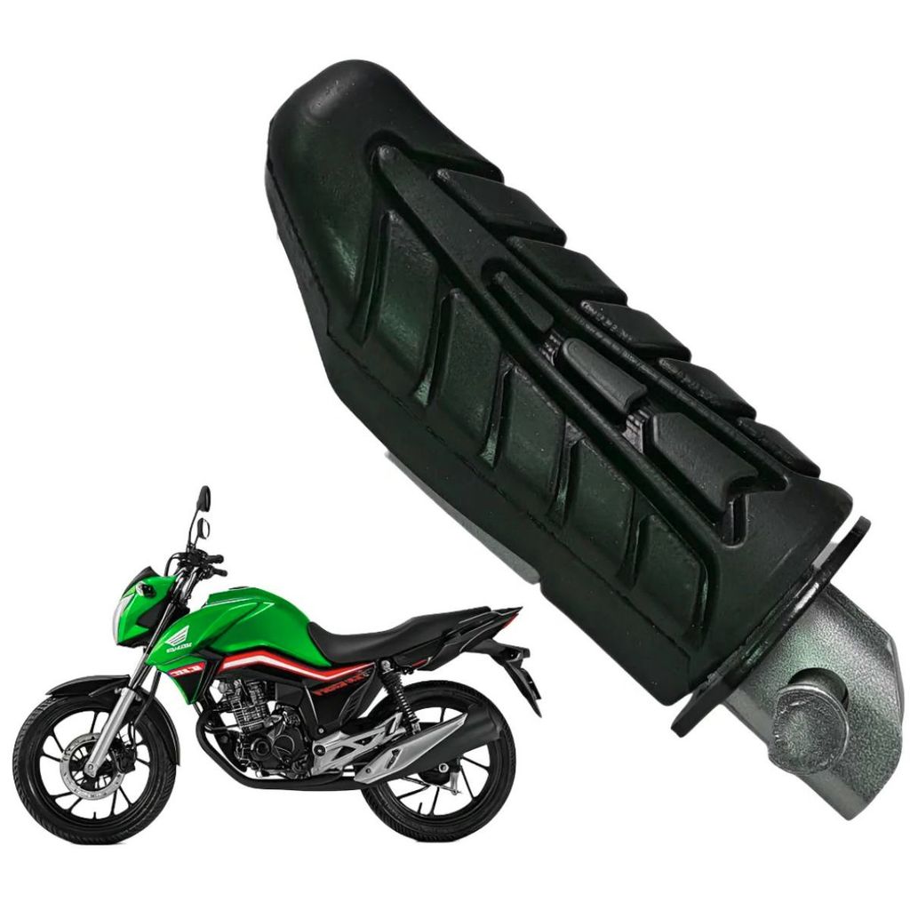 PEDALEIRA CG TITAN 160 FAN 160 TWISTER 2016 LADO ESQUERDO TRASEIRO MODELO ORIGINAL BKB PTR-160E