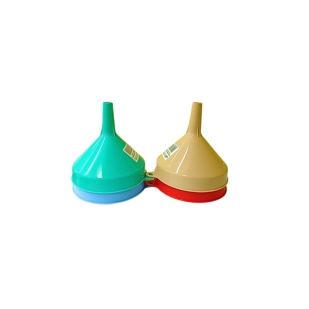 Kit 10 Funis Médio De Plástico Nº4 12cm Uso Geral Cozinha