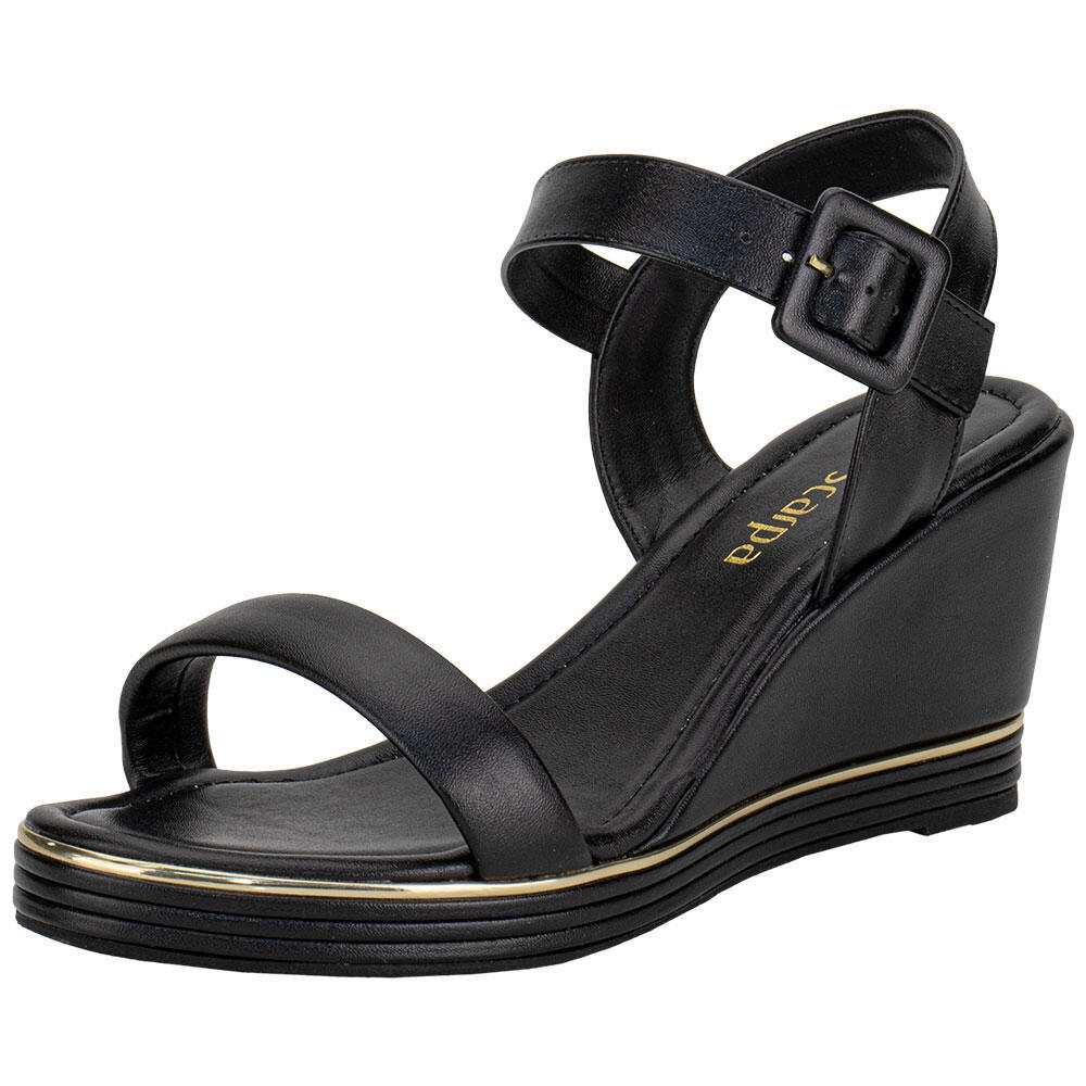 Sandália Feminina Anabela Via Scarpa 124116667