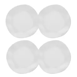 Jogo de 4 Pratos Fundos 22,5 Cm Oxford Ryo White