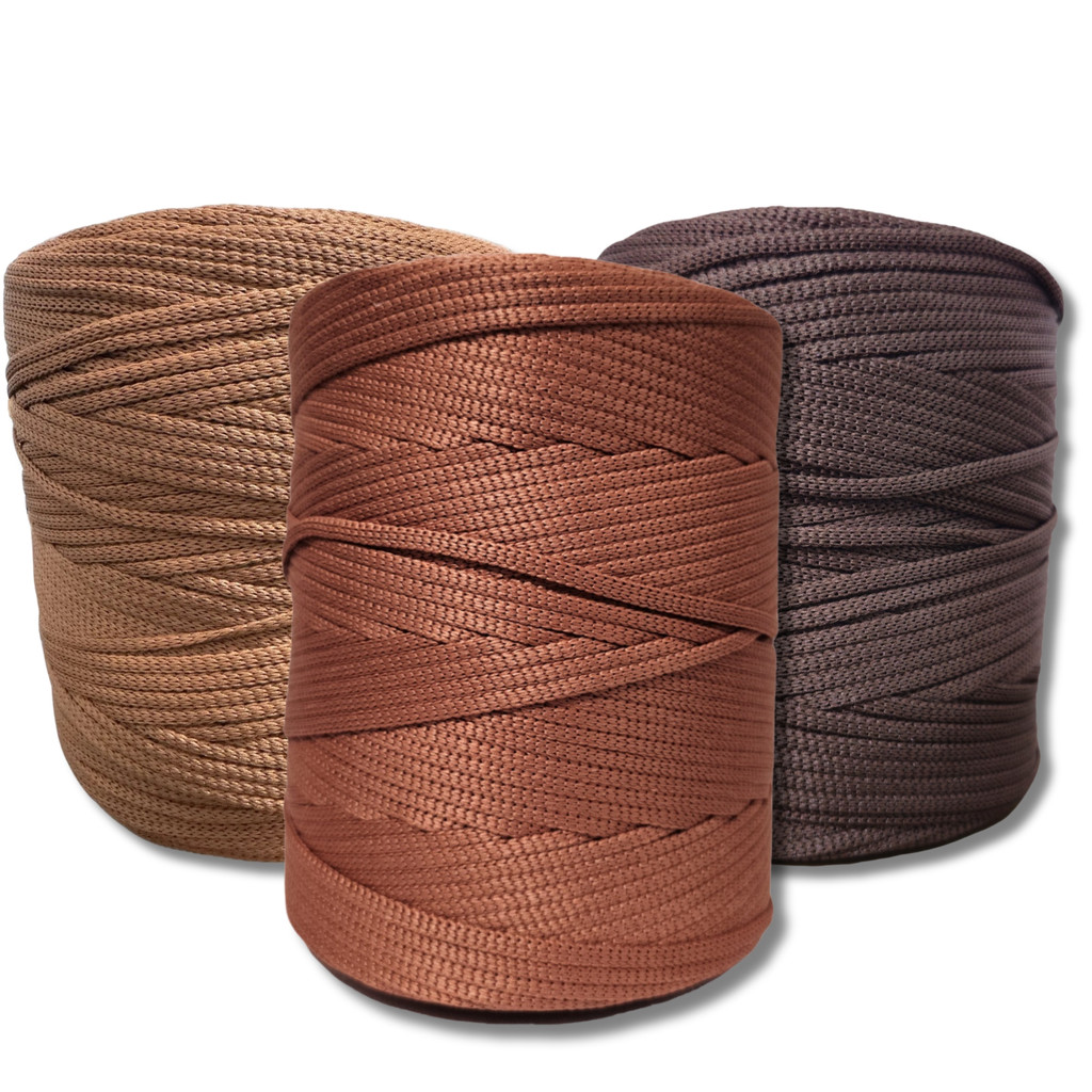 FIO NÁUTICO PREMIUM 100%POLIÉSTER 3MM MALHAFIO em Oferta na Shopee