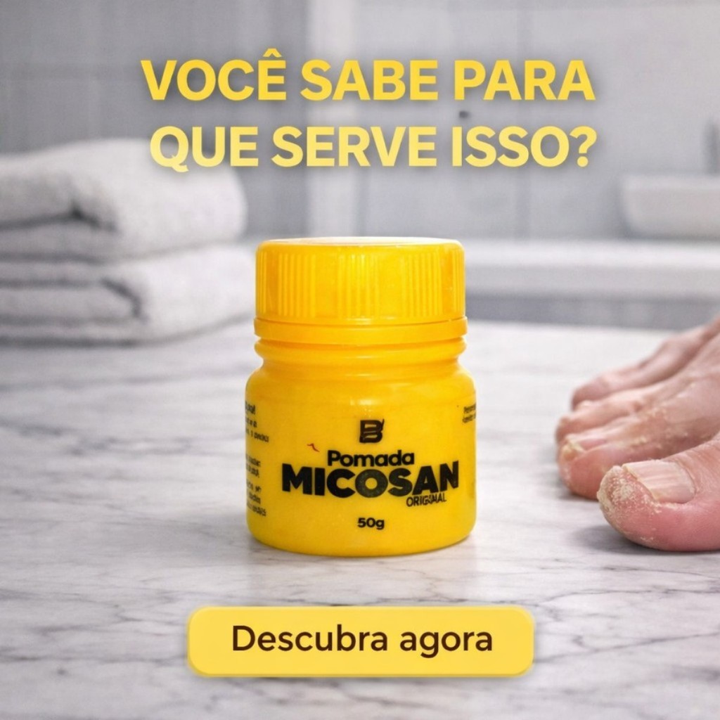 Pomada Micosan Pano Branco Para Micoses Em Geral 50g