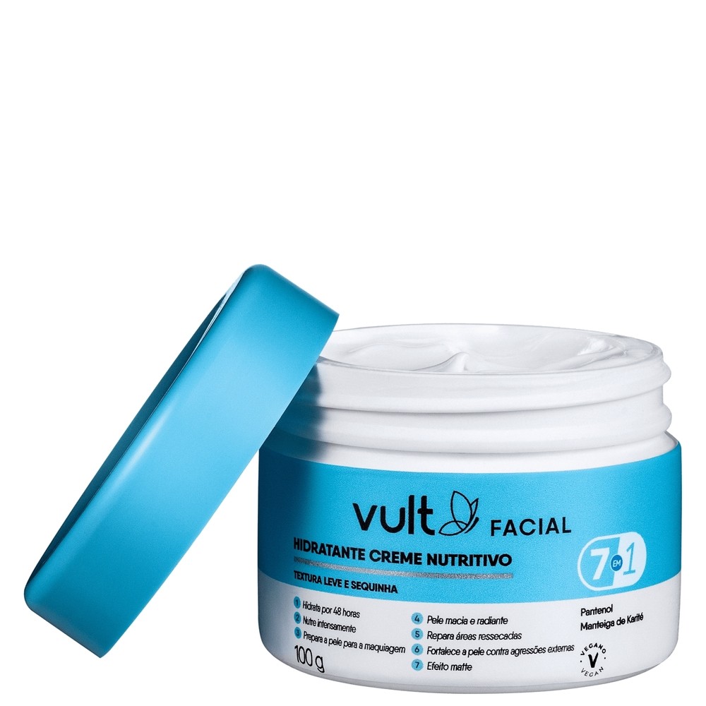 Vult Creme Hidratante Facial Nutritivo 100g em Oferta na Shopee