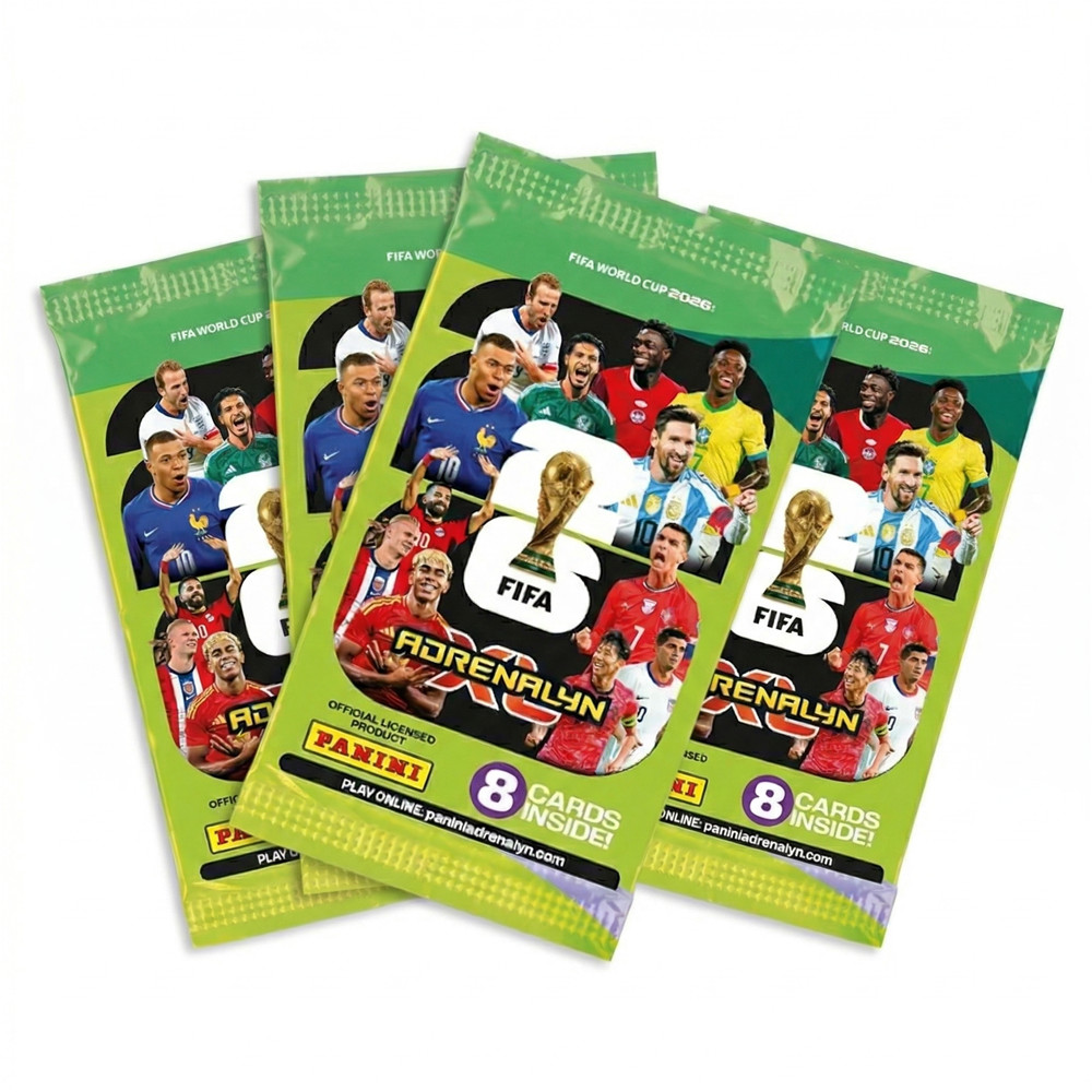 Cards Copa do Mundo - Contém 4 Envelopes (32 Cards) - Oficial Panini