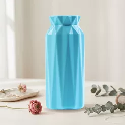 Vaso Decorativo - Glam - Azul Bebê - 15,5cm - 1 unidade - Rizzo