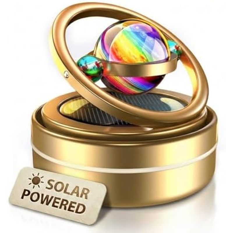 Girador Solar para Painel de Carro, Difusor Decorativo Cinético Alimentado por Energia Solar, Acessórios Automotivos com