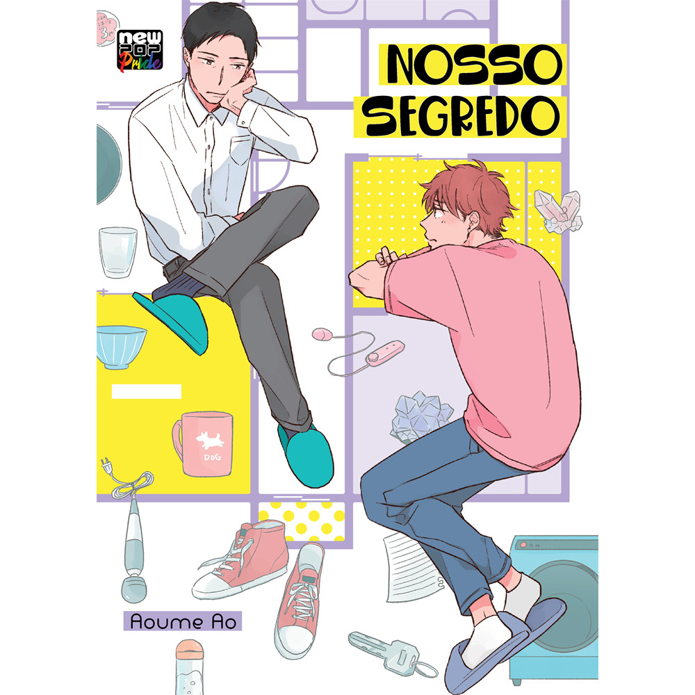Capa do livro Mangá - Nosso Segredo (Volume Único) - por Aoume Ao - Editora New Pop
