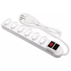 Filtro De Linha Intelbras 6 Tomadas Bivolt Com Fusível EPE 1006