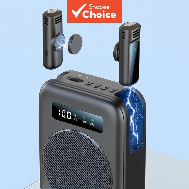 Microfone M10 Caixa de Som Portátil Bluetooth Pequena Amplificador de Voz para Ensino