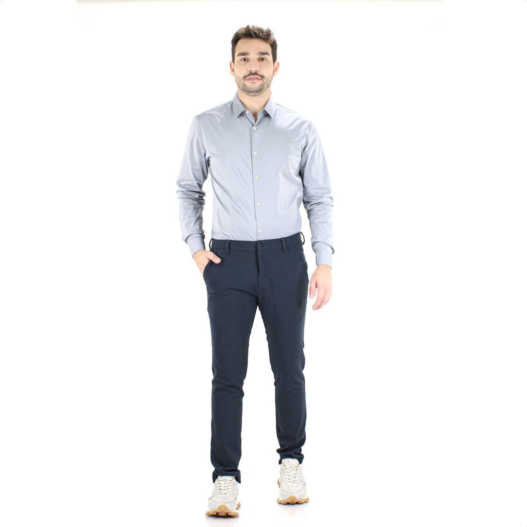 Calça Reserva Chino Comfort Azul Marinho - Masculino
