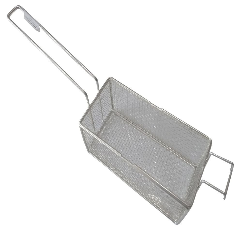 Cesto D Fritura  Em Tela 24x11x10cm P Fritadeira Retangular em Oferta na Shopee