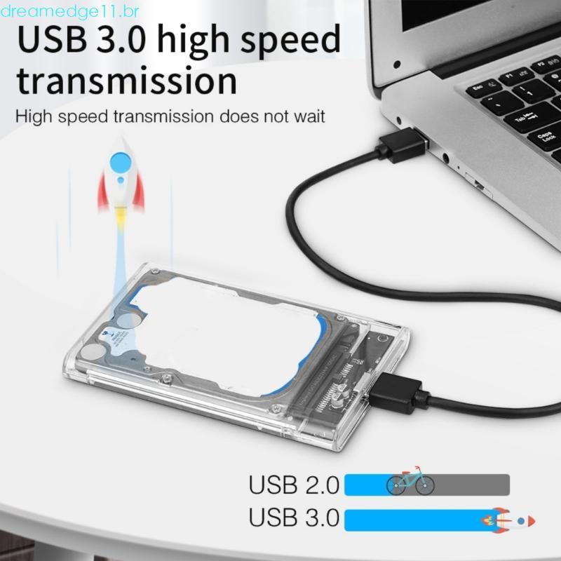 dreamedge11 Portátil 2 5 Polegadas Caso Gabinete Disco Rígido 5Gbps Discos Rígidos Externos USB3 0 USB 3 1 Para PC