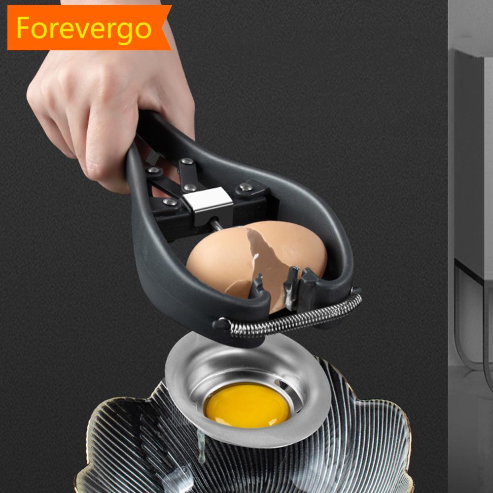 forevergo Aço Inoxidável Abridor De Ovo Tesoura Manual Ferramentas Casca Cracker Topper Ovos Separador Cozinha Novos Ace