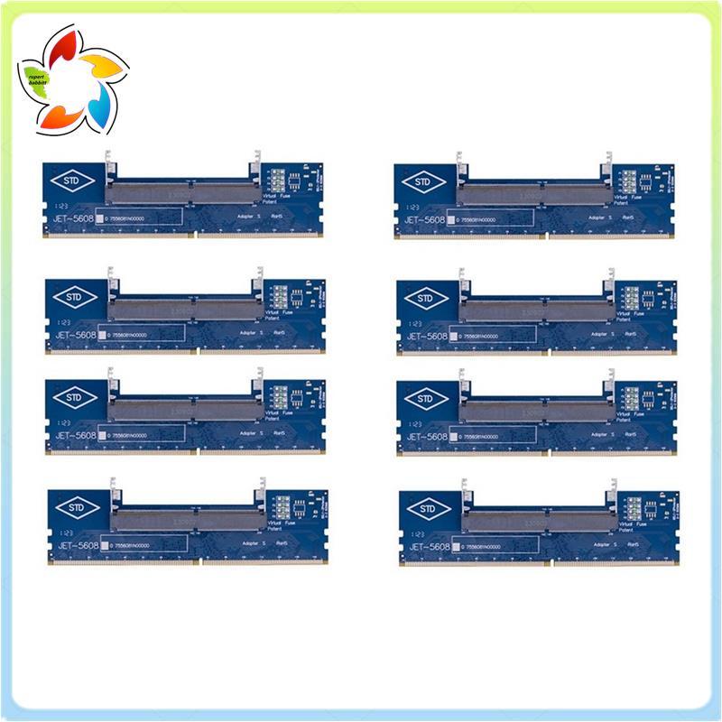 SO-DIMM Para PC Card 8PCS DDR4 Laptop Desktop Adaptador De Memória RAM Cartão De Teste Laptops Desktops