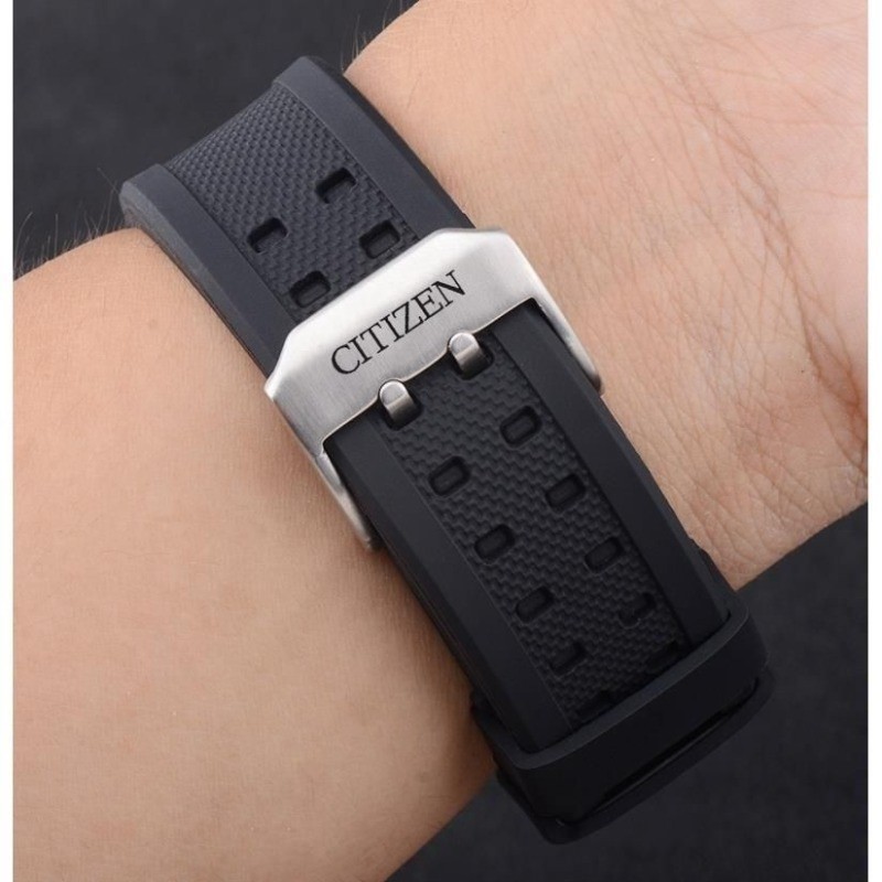 3/31 ✈ Pulseira De Resina 20/21/23/24mm Para Relógio De Borracha Citizen AW0010 Eco-Drive BM8475 AW5000 Silicone À Prova
