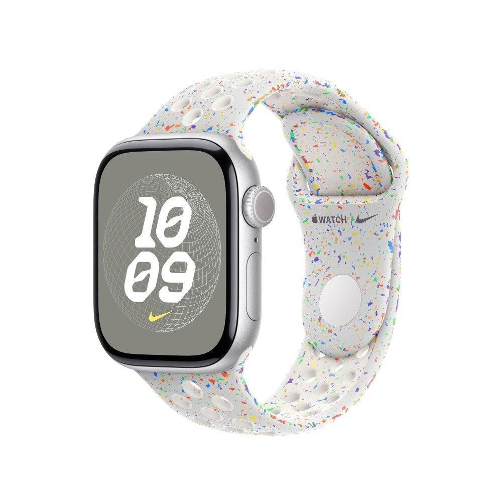 Pulseira Apple Watch 42 mm, Esportiva Nike, Apple, Platina