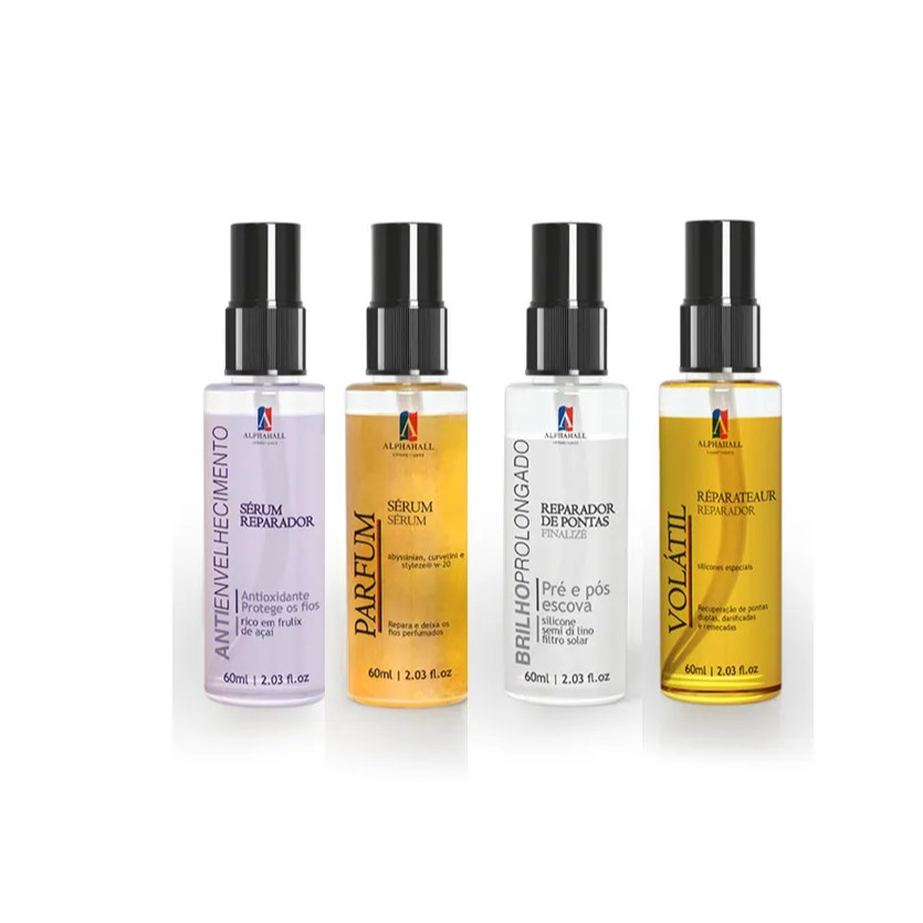 Reparador de Pontas Serum Açai Ouro Volation e Cristal Alphahall em Oferta na Shopee