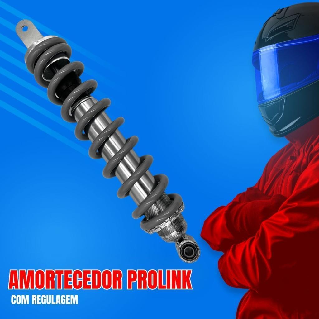 Amortecedor Traseiro Crf 230 Pro Link 2007 2008 2009 2010 2011 2012 a 2024 Mola Cinza — imagem 2 de 2