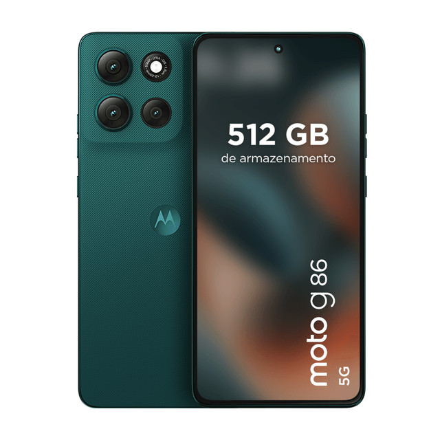 Smartphone Motorola Moto g86 5G - 512GB, 12GB RAM + 12GB RAM Boost 50MP Sony camera Moto AI